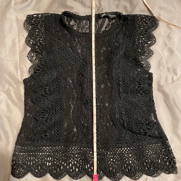 Sz.Sm Black lace too by Zara - Picture 7 of 7